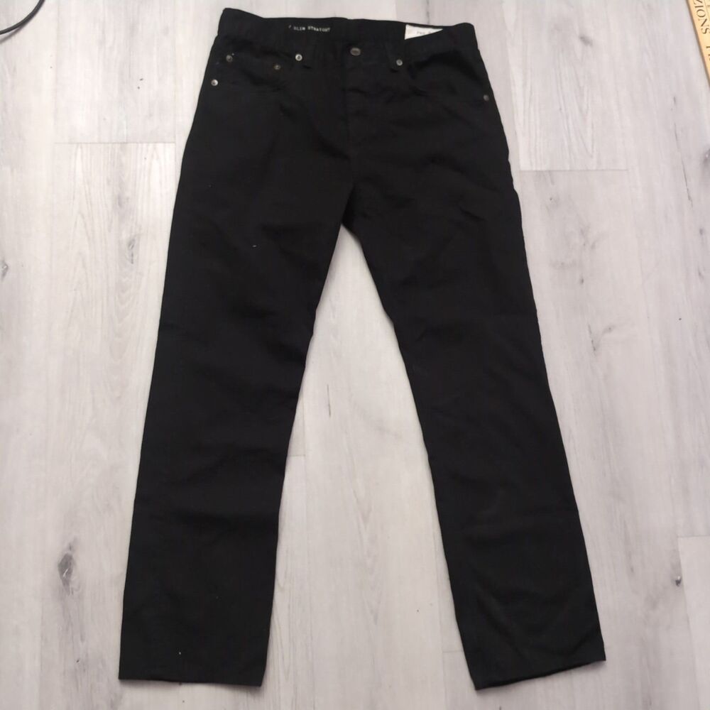 Rag Bone Tailored Workwear RB15x Men Size 32 Solid Black